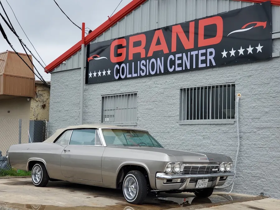 Grand Collision Center storefront on Fredericksburg Road